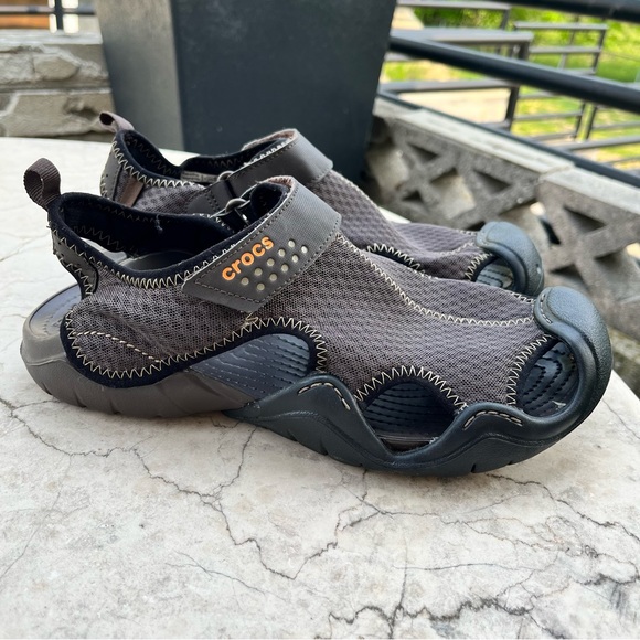 CROCS Shoes Crocs 541 Swiftwater Mesh Fisherman Deck Sandals Hiking
